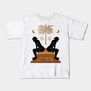 Astro Celestial Feminine modern Prints Kids T-Shirt